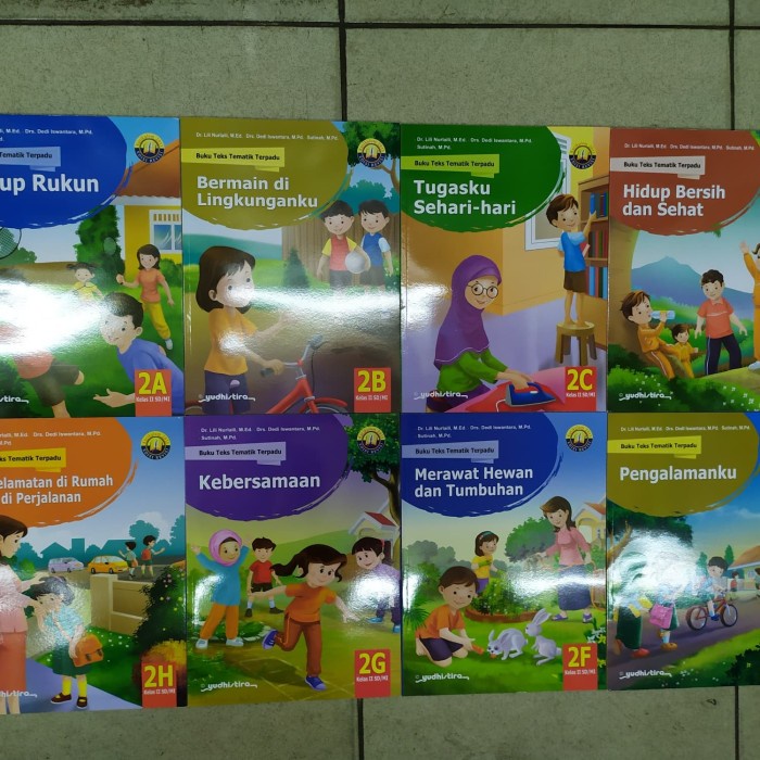Must Have Buku Teks Tematik 2 Terpadu Kls 2A-2H Kur 2013 Paket Yudhistira Terlaris