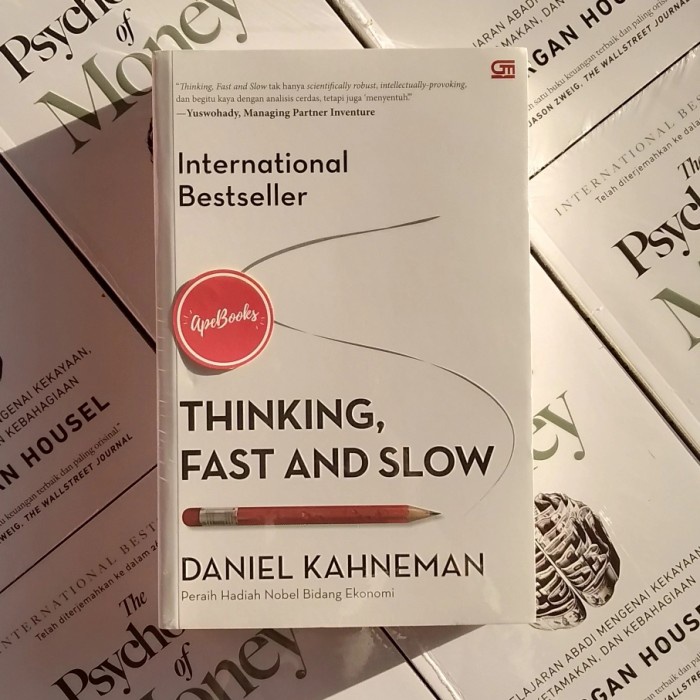 Diskon Spesial Daniel Kahneman - Thinking Fast And Slow, Bahasa Indonesia (Ori/Asli) Termurah