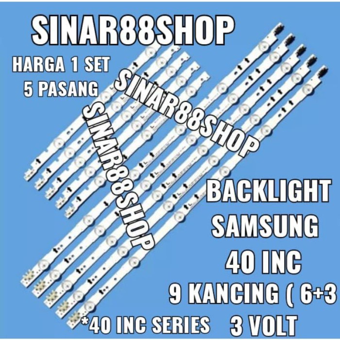 Hot Sale Backlight Tv Samsung 9K 3V 9K 6+3 Ua 40H5100 Ar Lamp Tv Led Bl 40 Terlaris