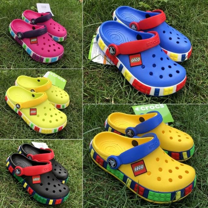 Terbaru Crocs / Crocs anak / Crocs Lego / Sandal Crocs / Sandal Anak / Sandal