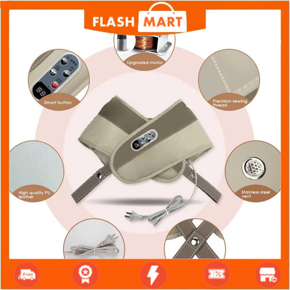 FLASHMART Alat Simulasi Pijat Elektrik Cervical Massage Shawl - QK-701