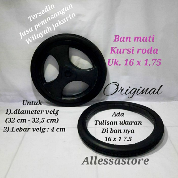 ban mati kursi roda ukuran 16