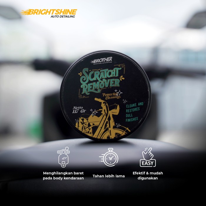 Penghilang Baret Body Mobil & Motor Brother Scratch Remover