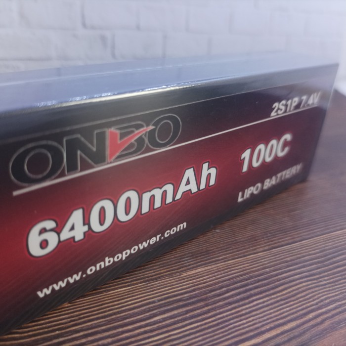 Hardcase Lipo 2s 7.4v 6400mah 100c Onbo Power.