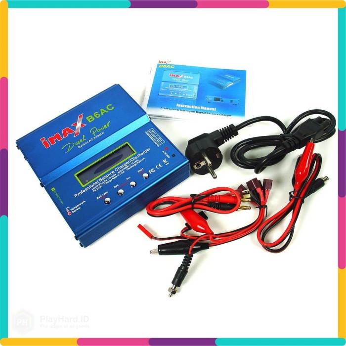 IMAX B6AC Charger Baterai LiPo dengan AC Adapter Integrated