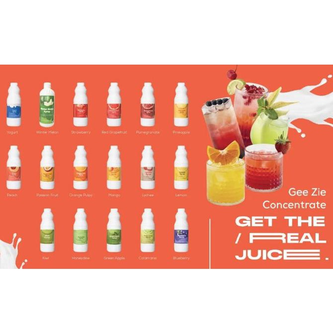 

Sirup GEE ZIE Passion syrup 1.2 kg Import Taiwan lge03