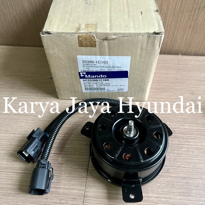 Motor fan radiator Hyundai Getz ( 2 soket)