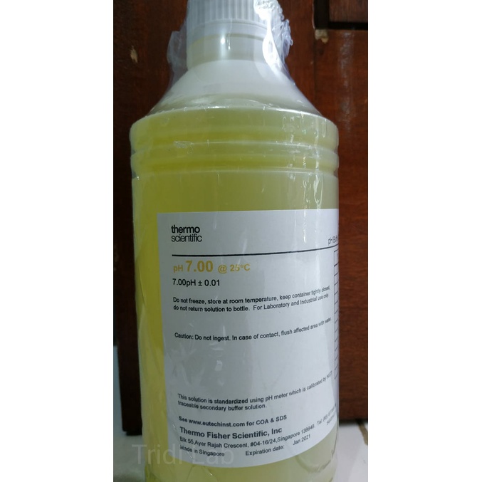 pH 7 Buffer Solution Eutech 1000 ml - pH Buffer EUTECH