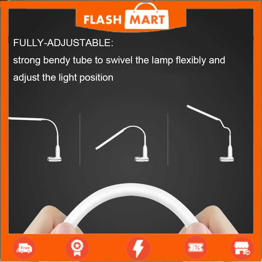 FLASHMART Lampu Meja Belajar LED Desk Lamp Clip 24 LED 5W Cool White - L1515W