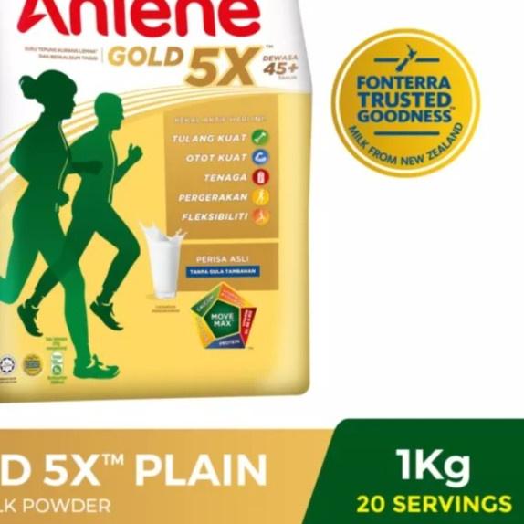 

COD✔️⭐Anlene Gold 5X Malaysia susu Orang Tua Usia 45+