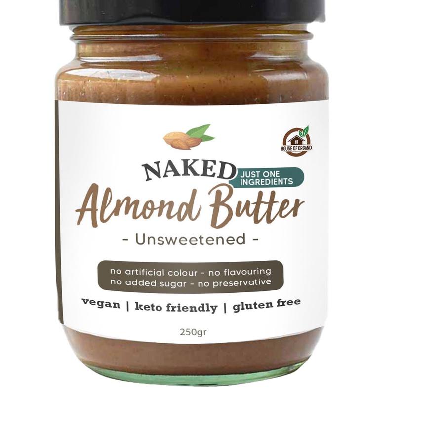 

Termurah⭐✅Naked Almond Butter Unsweetened 250 Gr