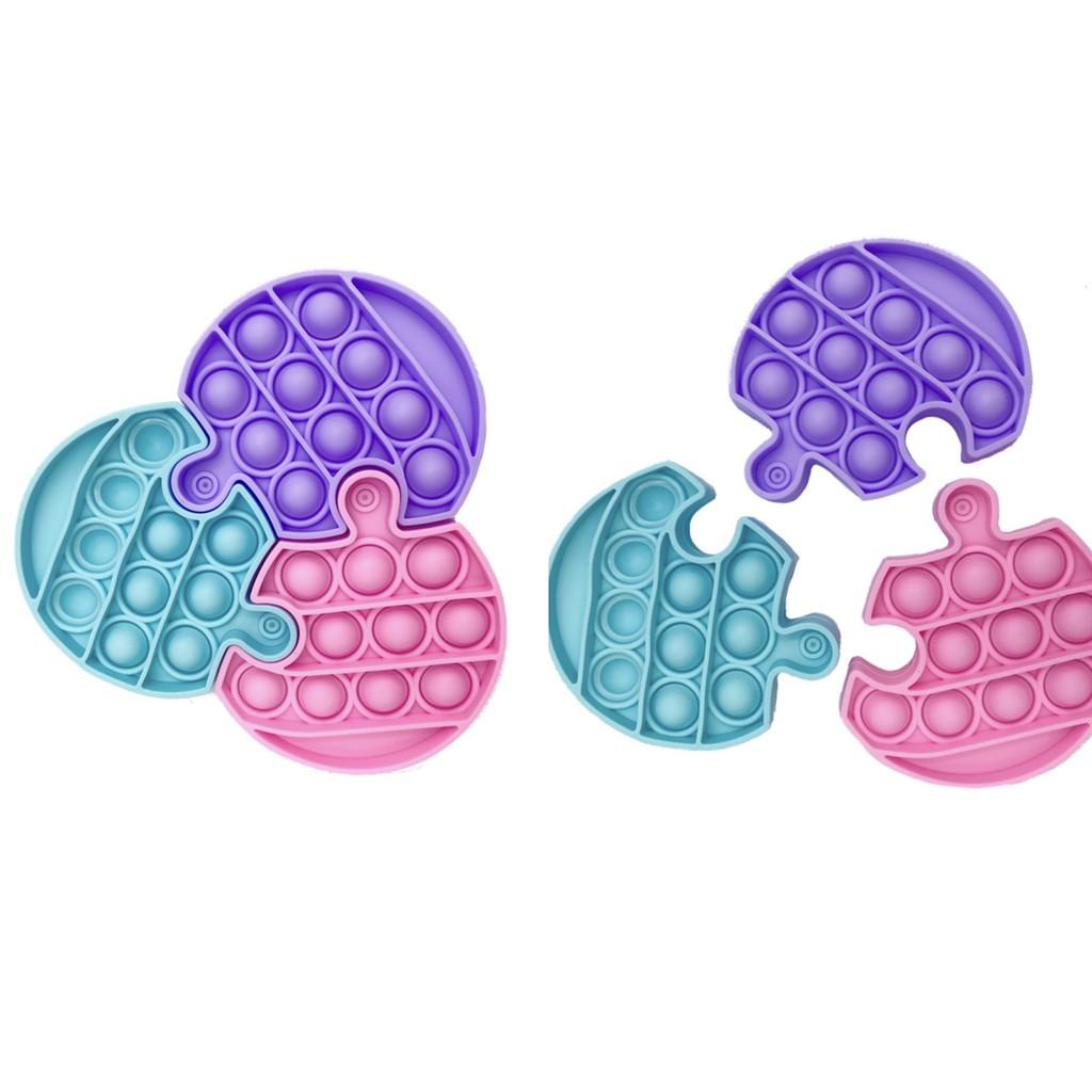 Fidget Pop It Toys Rainbow Mainan Pop It