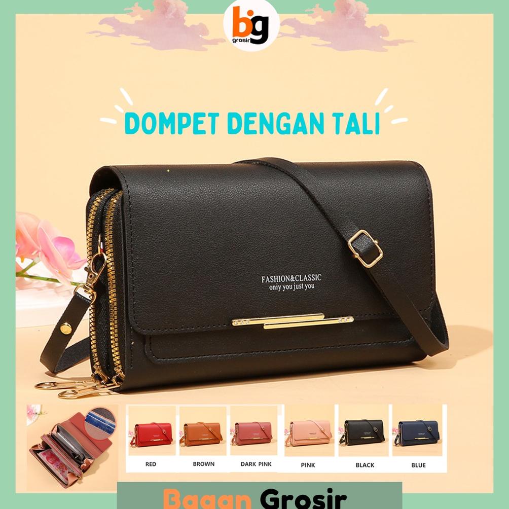 PROMO MURAH BG / COD / DOMPET SELEMPANG HP WANITA IMPORT BATAM MURAH PESTA KULIT HITAM MANTLE REMAJA