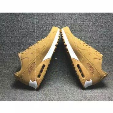Terlaris New Nike Air Max 90 Original Wheat Brown Color Men Sport Running Asli