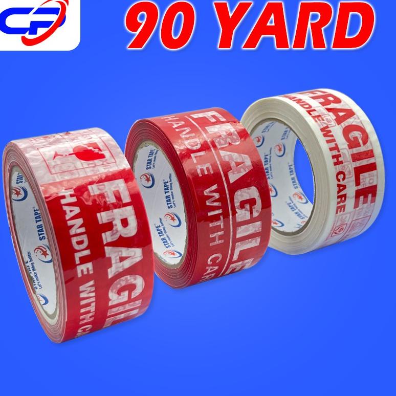 

[KODE 09EIV] Lakban fragile Jangan Di Banting 90yard