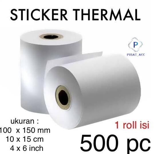 

[KODE N7V0C] LB15-Thermal paper roll ukuran 4X6 INCH THERMAL 100X150 cm