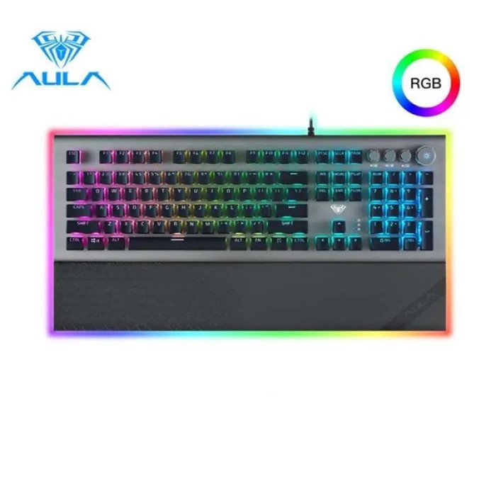 Keyboard Gaming Mechanical AULA L2098 Multimedia RGB Wired - L-2098