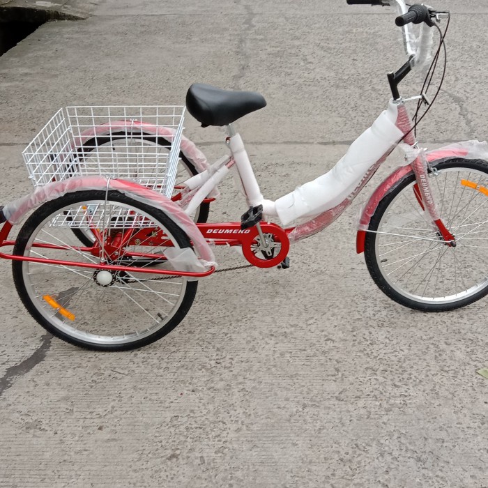 Sepeda Roda Tiga Dewasa/Becak/Sepeda Gerobak Bisa Buat Bawa Barang