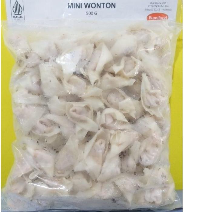 

Sale | HJ6 | Bumi Food Mini Wonton | Berat bersih 500g