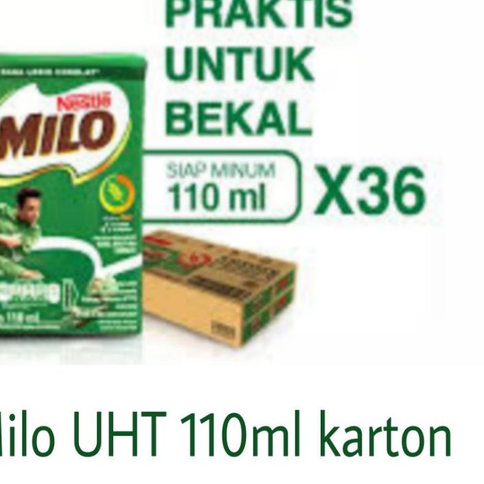 

Sale✅⭐Milo UHT 110ml karton isi 36pc