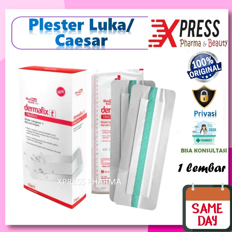 ⚡XPRESS⚡ Caesar Jumbo Dermafix plester luka Anti Air Plesterin Perban 10 x 12 15 25 Sesar Dermafik