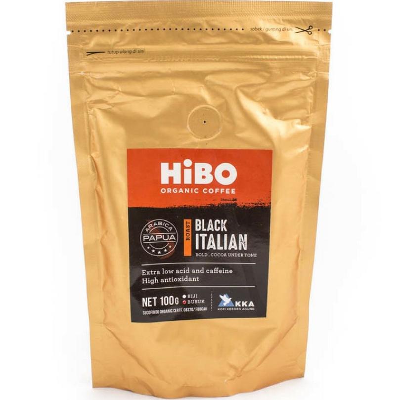 

Ready Hibo, Organic Coffee Black Italian 100gr QQZ