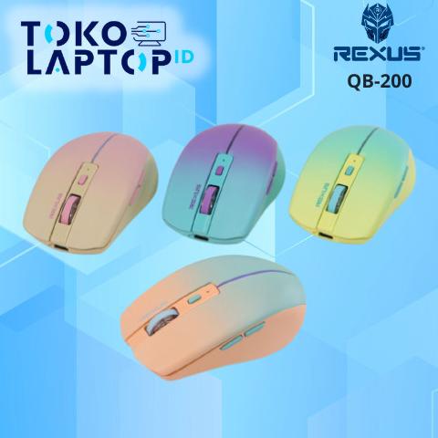 Rexus QB200 / QB-200 Gaming Wireless Bluetooth Mouse Rechargable