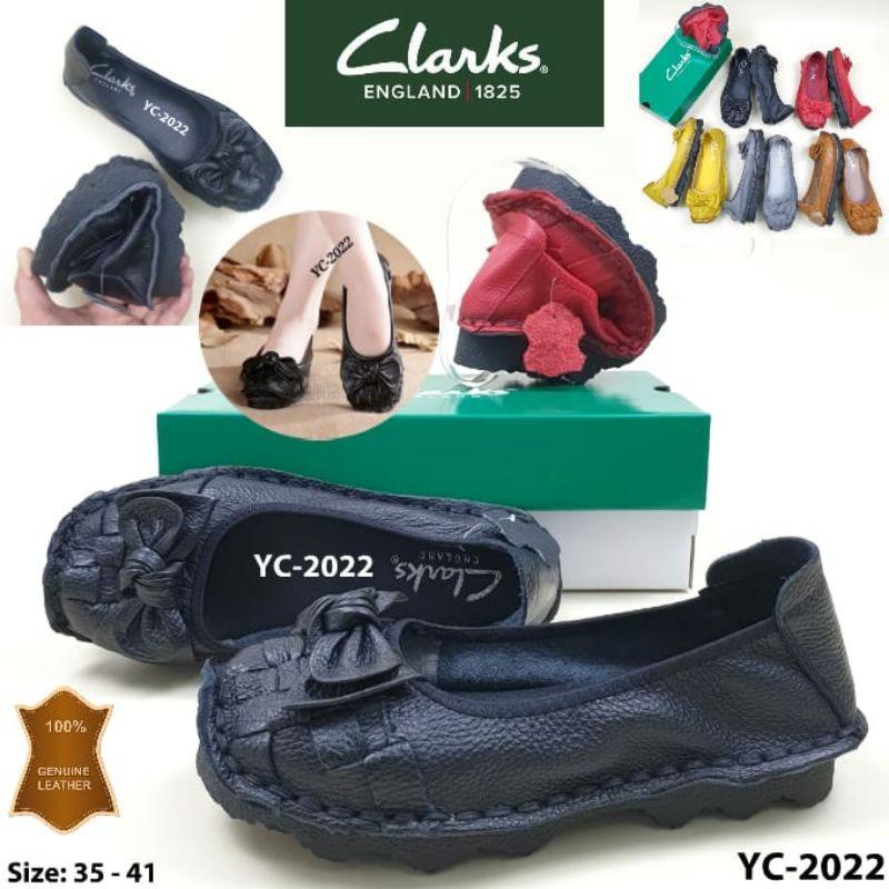 SEPATU CLARKS YC-2022 LITTLE BOW FLAT