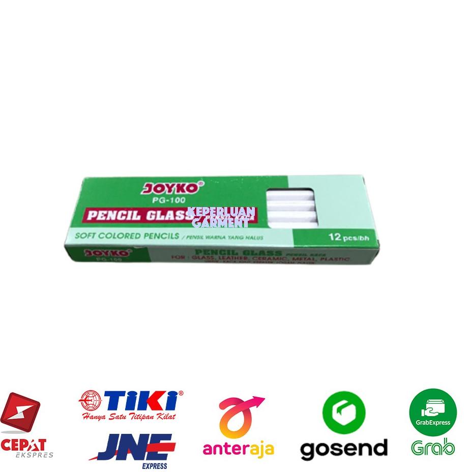 

Special Price Pencil Glass White JOYKO / Pensil Kaca / Pensil Jahit PUTIH PG-100 789✷