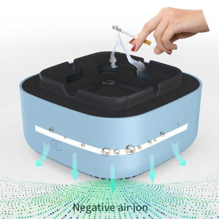 FMFIT Air Purification Ashtray Asbak Unik Purifier Filter Udara Asap Ruangan