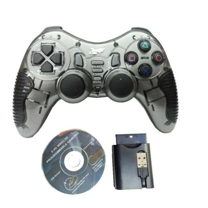Game pad Single Wireless Turbo K-One | Joy stick PC PS2 PS3 2.4Ghz