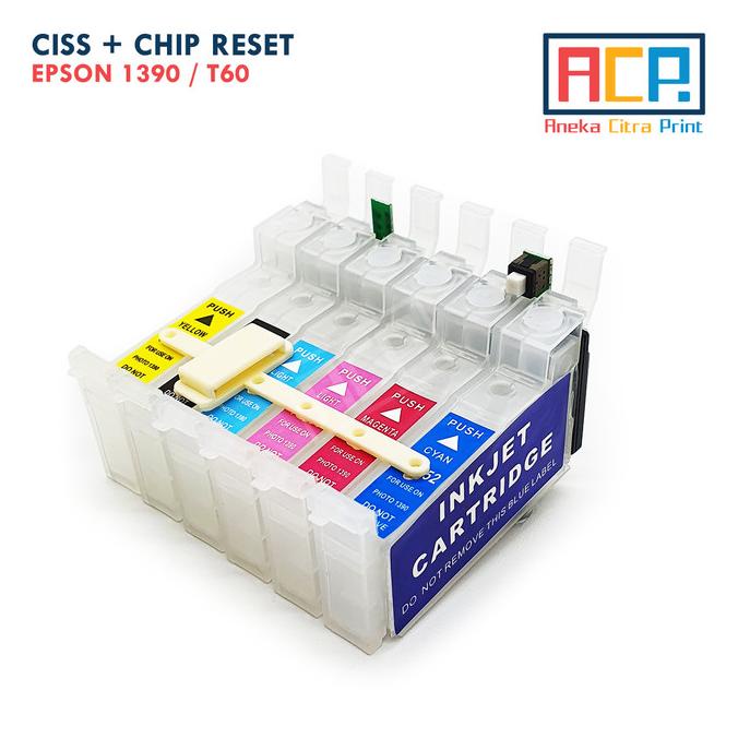 CISS Epson T60 - 1390 Tanpa Tabung