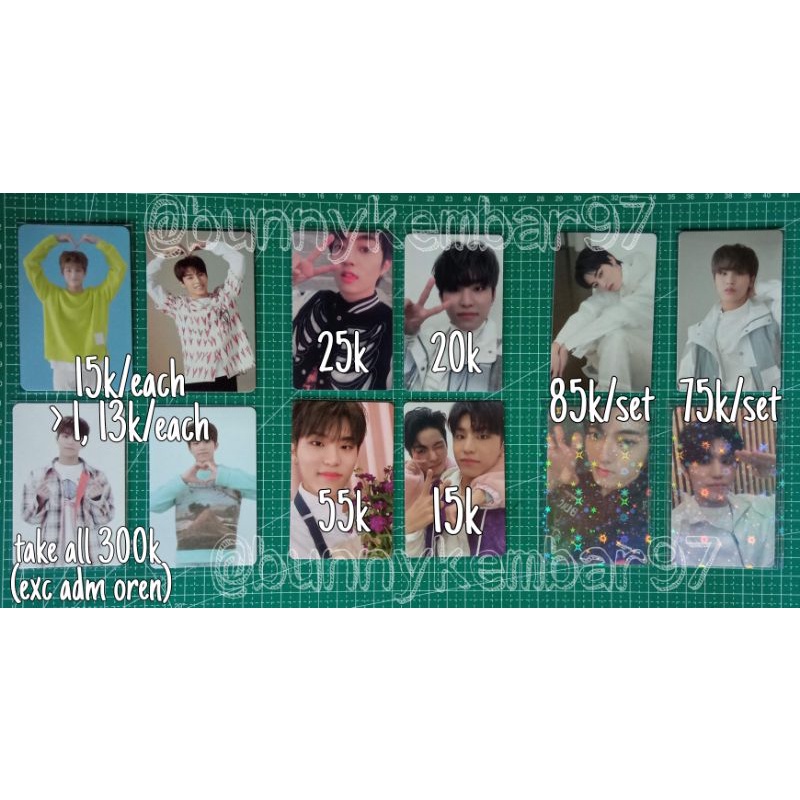 PHOTOCARD PC BENE JEONGWOO HARUTO JIHOON MASHIHO ASAHI HYUNSUK JUNGHWAN JAEHYUK TSS CH2 ALBUM MANYO 