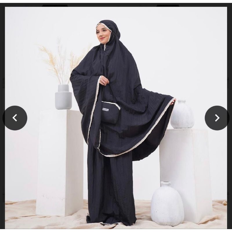 Mukena parasit ptemium renda LOUFIE collection