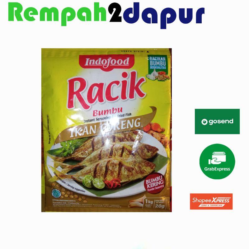 

Racik bumbu ikan goreng 20gr