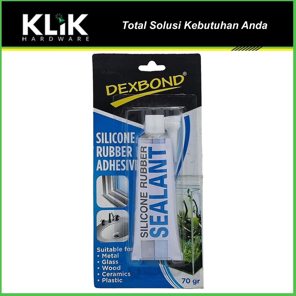 

3.3 Terlaris Dexbond Lem Silicone Sealant 70 gram Lem Kaca Aquarium Silikon Bening