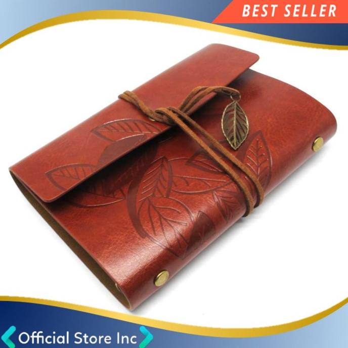 

Notebook Leather Retro Binder Buku Notes Memo Kulit Classic A6