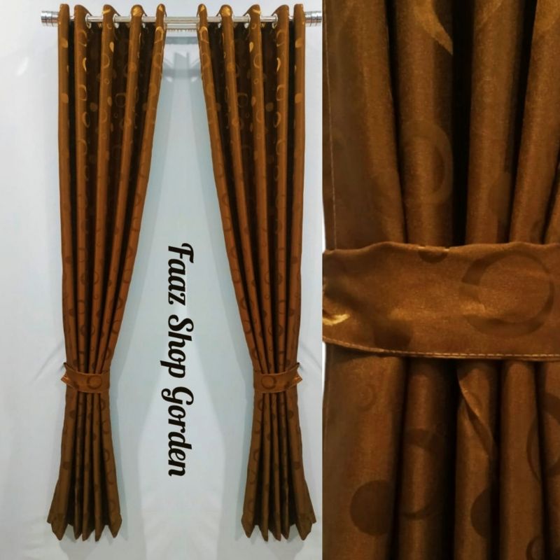 Gorden Minimalis Jendela Gorden Pintu Kamar Tidur Gorden Mewah Ruang Tamu Gorden Polkadot