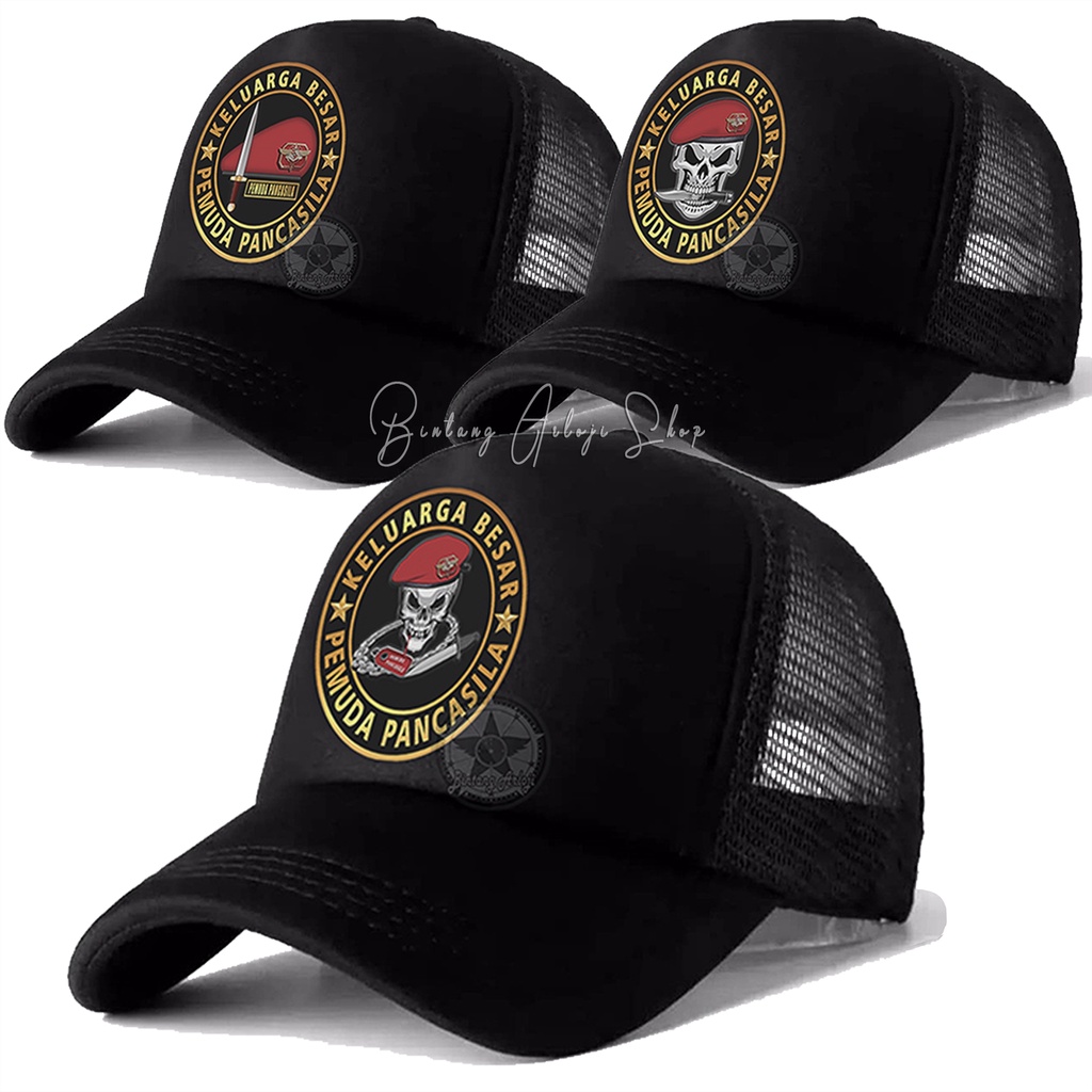 Topi Custom Keluarga Besar Pemuda Pancasila (PP) Exclusive Gold