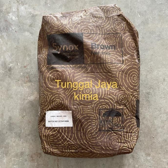 Oker Coklat Iron Oxide Brown 4686 Synox Pigment