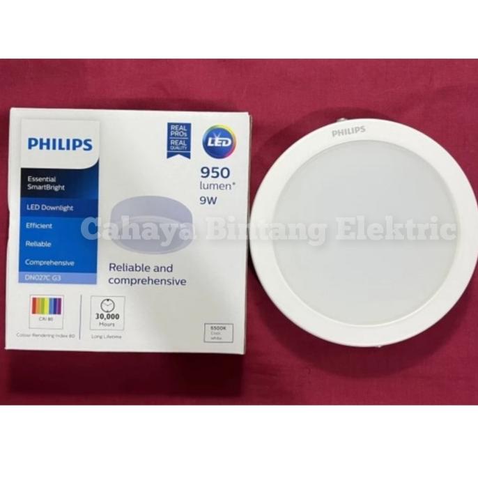 PHILIPS DN027C G3 9W LAMPU DOWNLIGHT PANEL LED 9W OB / OUTBOW 9WATT 9W
