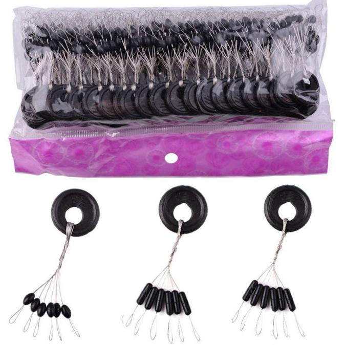 stoper pancing bulat/sosis 1bungkus 100pcs butir