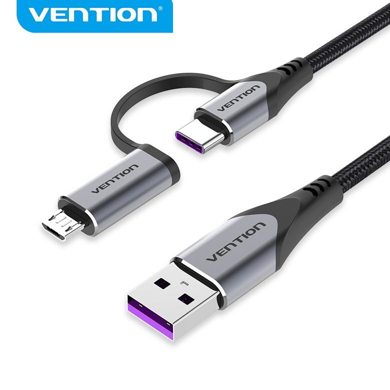 Vention Kabel Usb-C To Micro Adapter Type C To Micro Usb Otg Braided