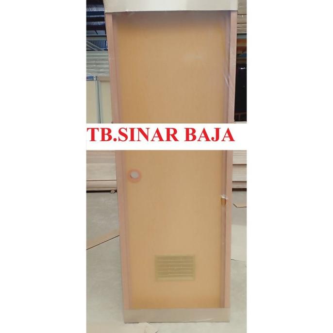 Pintu Kamar Mandi Pvc Jati / Pintu Pvc / Pintu Minimalis Kamar Mandi Poketo99