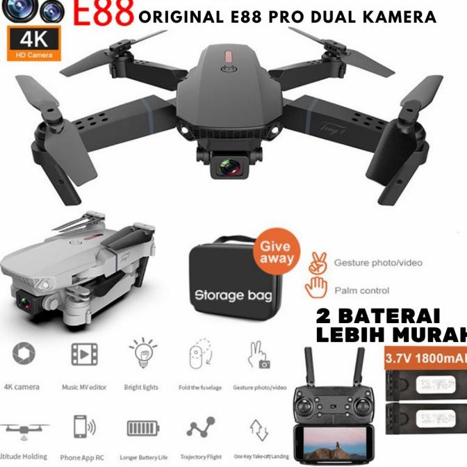 Drone Murah 4K Dual Kamera Optical Flow Mirip Mavic Mini