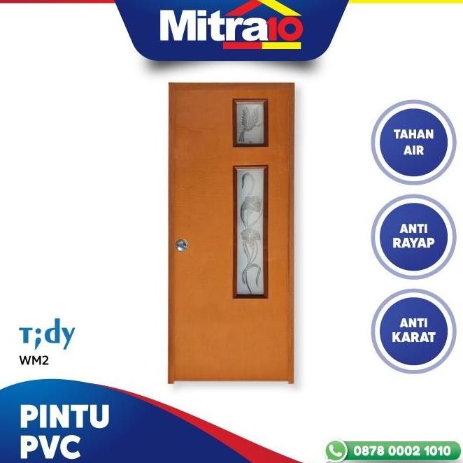 Tidy Pintu Pvc Wm2 70X195Cm Bukaan Kanan Atau Kiri Poketo99