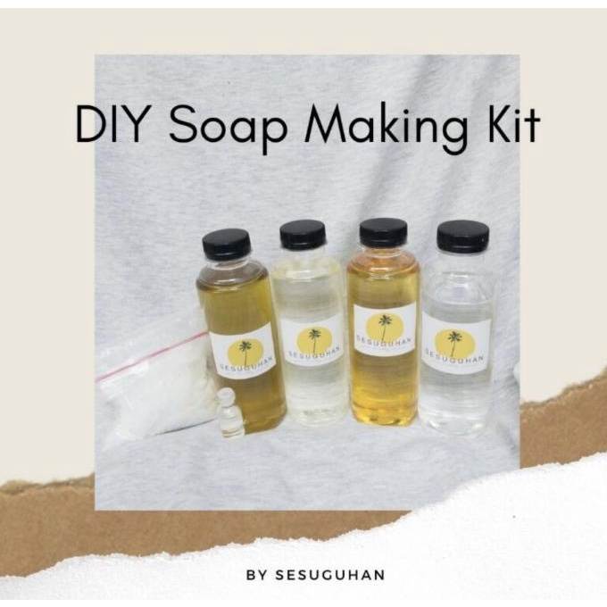 DIY Soap Making Kit Natural Soap Soap base bahan pembuat sabun alami