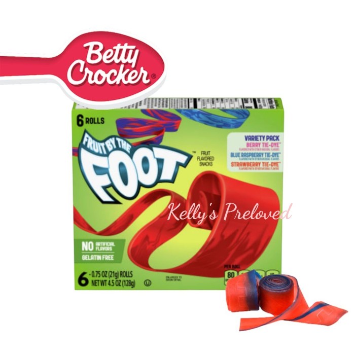 

FRUIT BY THE FOOT VARIETY PACK 4.5 oz FRUIT FLAVOURED SNACKS USA