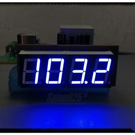 Terlaris Counter Fm Display - Frequency Fm Digital Biru