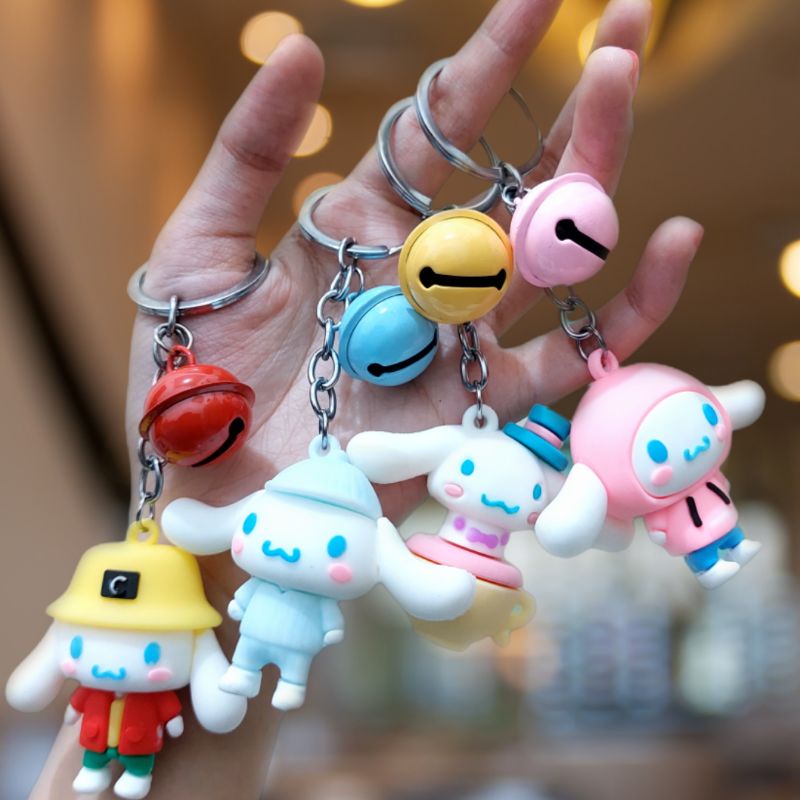 Gantungan Kunci Lonceng Boneka Lucu Keychain Boneka Impor